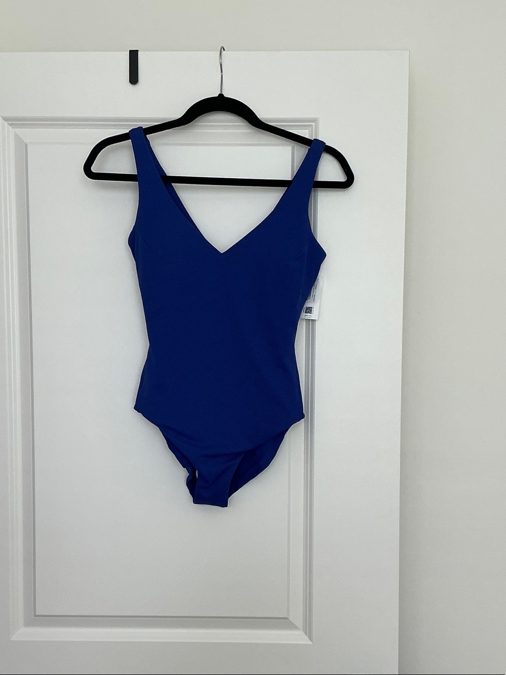 SPANX Royal Blue V-Neck One-Piece Swimsuit